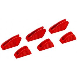 Knipex 86-250 Schonbacken (3 Pares) - Mordazas Protectoras de Plástico Rojo para Alicates Knipex 86 09 250 V01 (6 Piezas)