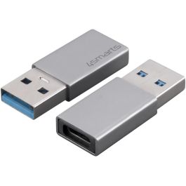 4smarts Adaptador Pasivo USB-A 3.0 a USB-C, 2 Unidades