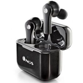 Auriculares Bluetooth NGS Ártica Bloom con estuche de carga/ Autonomía 6h/ Negros Precio: 19.49999942. SKU: S0232939
