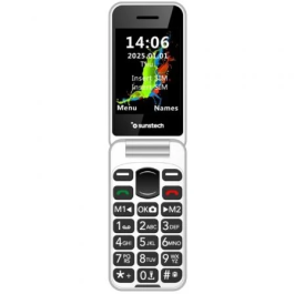 Sunstech CELT26 Teléfono Móvil Dual SIM 4G, Pantalla 2.8" y 1.44", Botón SOS, Bluetooth, Negro