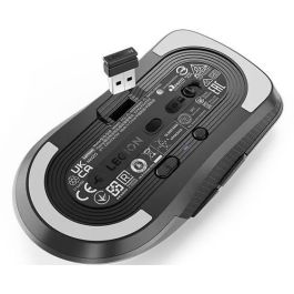 Lenovo Legion M600s Qi Ratón Gaming Inalámbrico con Carga Qi, 73g, 19000 DPI, Sensor Pixart 3370, 6 Botones