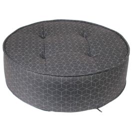 Puf Gris Con Estampado Home Deco Factory diámetro 50 cm Precio: 29.99000004. SKU: B138JG7LRP