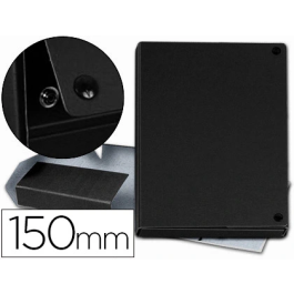 Pardo Carpeta proyectos folio lomo 150 mm carton forrado negro con broche Precio: 16.68999948. SKU: S8414900