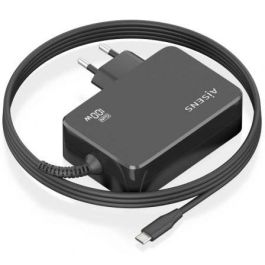 Cargador de Portátil GaN Aisens ASCH-1PD100WL50-BK USB Tipo-C/ 100W/ Automático/ Voltaje 5-20V Cargador de Portátil GaN Aisens ASCH-1PD100WL50-BK USB Tipo-C/ 100W/ Automático/ Voltaje 5-20V