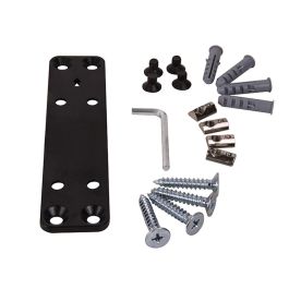 B-Tech Soporte de Montaje en Riel System X - Placa de 5 mm, Negro