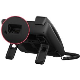 Unify OpenScape CP210 Teléfono Analógico con Cable Negro