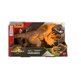Mattel Dinosaurio Jurassic World Wild Roar, Figura de Acción Surtida con Sonido Rugido Realista (Pilas LR44)