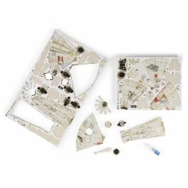 Spin Master SPI6069815 Star Wars Halcón Milenario Modelo 4D para Construir 48 cm