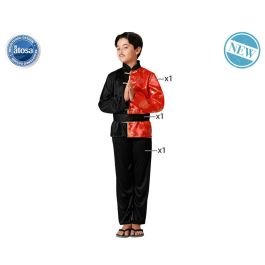 Disfraz Chino Negro Oriental Niño 7-9 Años Disfraz Chino Negro Oriental Niño 7-9 Años