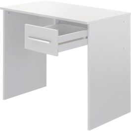 Escritorio con cajones pequeños - Melamina blanca - 90 x 50 x 74 cm Escritorio con cajones pequeños - Melamina blanca - 90 x 50 x 74 cm