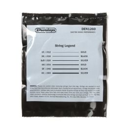 Dunlop 12-60 Juego de Cuerdas Eléctricas de Níquel para Guitarra – Agudos Nítidos y Graves con Alta Respuesta Dinámica