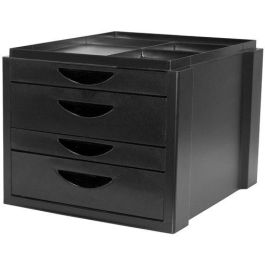 Modulo Olef 4 Cajones Mixtos (2 Grandes + 2 Pequeños) Color Negro Precio: 38.50000022. SKU: B1AQ9NZFSA