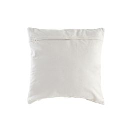 DKD Home Decor Cojín Decorativo Boho Multicolor Poliéster 60x60x10 cm con Cremallera Oculta para Sofá y Cama