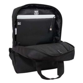 Mochila Safta Para Portatil 13,3''+Usb F.C. Barcelona Premium Black 110x290x390 mm Mochila Safta Para Portatil 13,3''+Usb F.C. Barcelona Premium Black 110x290x390 mm