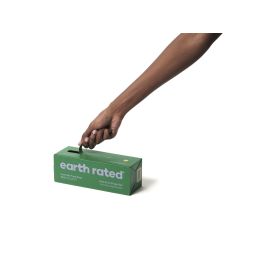 Earth Rated Bolsas para Caca de Perro 300 Unidades, Extra Resistentes, Anti-fugas, 65% Recicladas, Lavanda