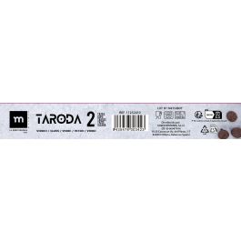 La Mediterranea Set 2 Tazas Taroda 380 ml - Vajilla de Porcelana Diseño Moderno Ø9x9.8 cm (24 Cajas)