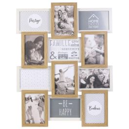 Home Deco Factory Essentiel Marco 12 Fotos 10x15 cm Madera Blanco Precio: 15.49999957. SKU: B14LYA2BXL