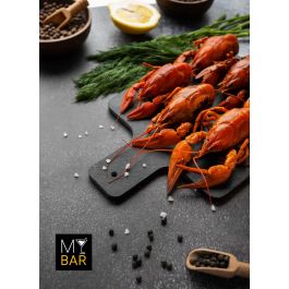 My Bar Tenazas para Marisco en Zinc 18x4.2 cm (12 Unidades)