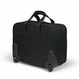 DICOTA D32043-RPET Laptop Roller Multi Eco BASE, Maletín con Ruedas para Portátiles 15-17.3", Poliéster Reciclado, Negro