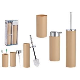 Set Baño 3 Pzs Marron Berilo 16X8CM (8 Unidades) Precio: 95.5000002. SKU: B18XYLKKB4