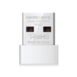 Mercusys MW150US Adaptador Red USB 2.0 WiFi-N 150Mbps Nano Precio: 5.50000055. SKU: B1KFYWGDE9
