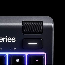 SteelSeries Apex 3 Teclado Gaming - Resistencia al Agua IP32, Iluminación RGB 10 Zonas, Switches Silenciosos, Reposa Muñecas Magnético, Español QWERTY - 64798