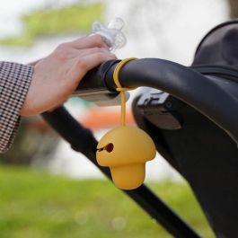 Thermobaby THE3023191810491 Portachupetes de Silicona Amarillo Miel Suave sin BPA