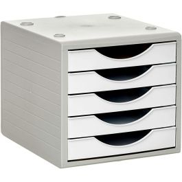 Archivo 2000 Módulo Organizador Ecogreen 5 Cajones 340x270x260 mm Reciclado Blanco Pastel Precio: 23.50000048. SKU: S8401201