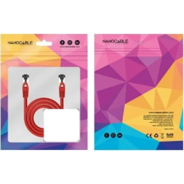 Nano Cable 10.20.2000-L30-R Cable de Red RJ45 SSTP Cat.8.1 2GHz LSZH AWG26 0.30m Rojo
