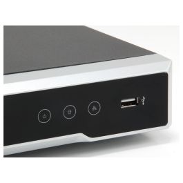 LevelOne NVR-0508 - Grabador de Vídeo en Red 8 Canales, 8K UHD/4K, 8 Puertos PoE, Compatible con H.265+, H.264+, 64 Usuarios, 2 Bahías HDD SATA hasta 12TB, Linux, Negro