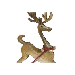 DKD Home Decor Trineo de Navidad Tradicional Rojo Dorado de Metal con Renos. Dimensiones: 86 cm Ancho x 14.5 cm Largo x 57 cm Alto Precio: 48.89000039. SKU: B197VVKTB6