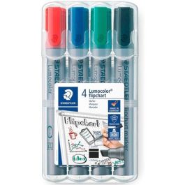 Staedtler Marcador 356 Lumocolor Flipchart Marker Colores Surtidos Estuche 4 Unidades Precio: 5.79000004. SKU: B1B67GVAXS