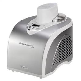 Ariete 693 Heladera Auto Refrigerante Gran Gelato Metal con Pantalla LCD para Helados Caseros
