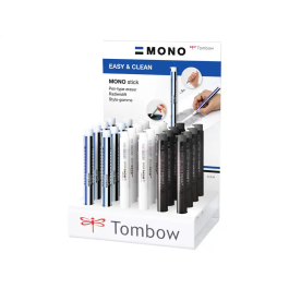 Tombow Portagomas Mono Stick Expositor EH-KM01/EH-KM11/EH-KM21 de Sobremesa, 24 Unidades Surtidas Precio: 80.59000026. SKU: B1CNFWA7AX