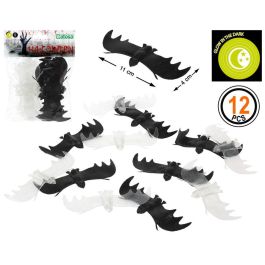 Murciélagos Luminosos Decoración Halloween 11 cm Pack 12 Unidades Glow in the Dark Precio: 1.49999949. SKU: B16M2GSS6S