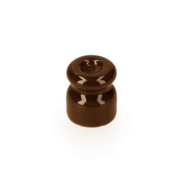 Edm Aislador de Porcelana para Cable Trenzado Marrón Ø 15 x 20 mm Precio: 1.49999949. SKU: S7916377