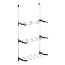 Kipit Tendedero de Puerta Plegable, 6.5 Metros de Capacidad, 3 Estantes, 7x61.5x12.5 cm (12 Unidades)