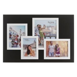 Marco de Fotos 62 x 1,2 x 42 cm Cristal Negro Blanco DMF Precio: 16.50000044. SKU: S8800100