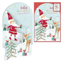 Christmas Dohe Escenas Desplegables 115X170 Santa En La Nieve 6 unidades Precio: 16.50000044. SKU: B146KTAS89