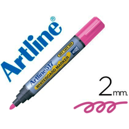 Artline EK-517 Rotulador para Pizarra Blanca Punta Redonda Rosa 2 mm Tinta de Bajo Olor Antiseccado Precio: 14.58999971. SKU: B1AD6P8WC7