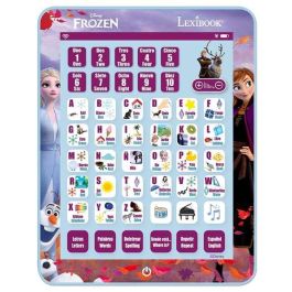 Tablet educativa bilingüe ingles-español frozen con 80 actividades. 24.4x19x1.5 cm