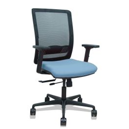 PIQUERAS Y CRESPO Silla Haches traslack malla negra asiento bali azul cielo brazos 2D ruedas 65mm Precio: 310.4999997. SKU: B194TMXQ7N