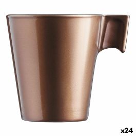 Taza Mug Luminarc Flashy Marrón claro 80 ml Vidrio (24 Unidades) Precio: 89.69000007. SKU: B13EKGYT5Y