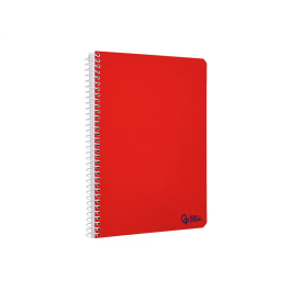 Liderpapel Cuaderno espiral A5 Witty Tapa Dura 80 Hojas 90gr Milimetrado Colores Surtidos