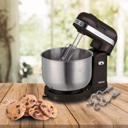 Procesador de alimentos JOCCA - Recipiente de acero inoxidable de 3,5 L - 5 velocidades - Negro y gris Procesador de alimentos JOCCA - Recipiente de acero inoxidable de 3,5 L - 5 velocidades - Negro y gris