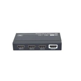 Vivolink VLSW131 HDMI Switcher 3x1 4K@60Hz, HDR, Dolby Vision, 18Gbps, HDCP 2.2, Conmutación Auto, Control IR, Alimentación HDMI