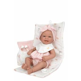 Muñeca elegance 42 cm zoe rosa c/cambiador y babero (cuerpo vinyl, sexo niña) Muñeca elegance 42 cm zoe rosa c/cambiador y babero (cuerpo vinyl, sexo niña)