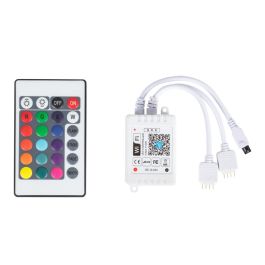 Controlador WiFi Doble Tira LED RGB Comptable Alex/Google Home con Mando [TB-WFXB-IR24 Precio: 6.7899997. SKU: B1GM9AZS67