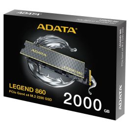 ADATA Modelo SLEG-860-2000GCS Disco Duro Interno SSD 2 TB NVMe PCIe Gen4 x4 M.2 2280, hasta 6000 MB/s Lectura