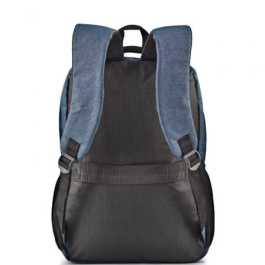 Monray SACKSCHARTER Mochila para Portátil hasta 15.6" Azul Oscuro Jaspeado Resistente al Agua